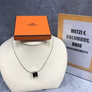 HERMES POP H NECKLACE VERY GOOD CONDITION